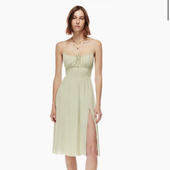 Aritzia Dresses & Skirts - Wilfred Genoa Midi Dress  -   Vin Gris/Ardoise